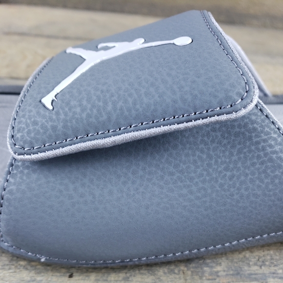 Jordan Hydro Men's Slides Sandals Cool Grey White - Picture 10 of 12